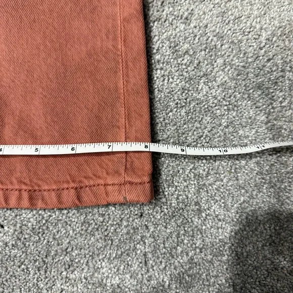 90’s Baggy Aeropostale Rust Orange Distressed Straight Jeans, Women’s 4R - Picture 8 of 12